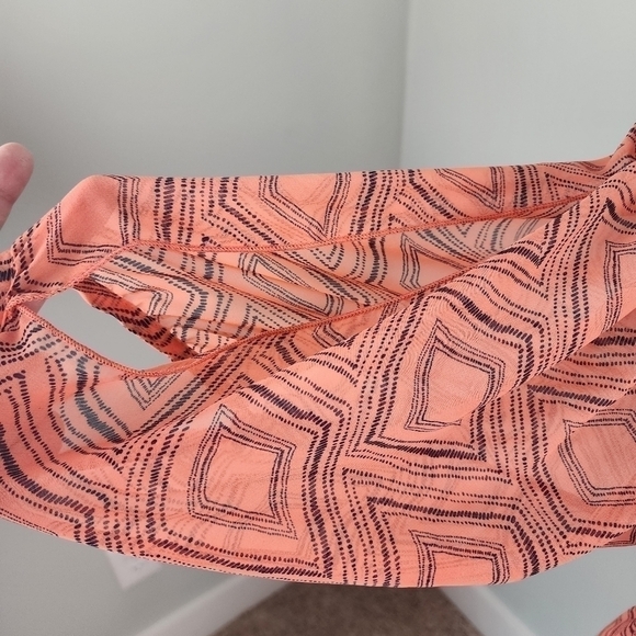 TRAC WOMEN'S BELTED WAIST COLD SHOULDER LINED DRESS SIZE SMALL - Picture 3 of 11